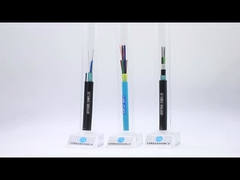 Jaket PE Kabel Udara Micro Blown Tabung Longgar Terdampar G652D Gcyfy