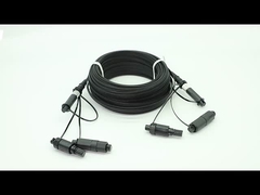 SC APC FTTA Kabel Serat Optik 5.0mm G657A2 LSZH 5M Kabel patch hitam