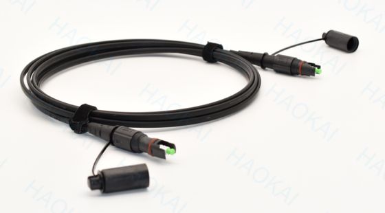 IP68 Outdoor Drop Cable FTTX Solution Fiber Optic Patch Cord Waterproof Connector