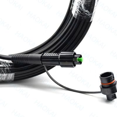 IP68 Outdoor Drop Cable FTTX Solution Fiber Optic Patch Cord Waterproof Connector