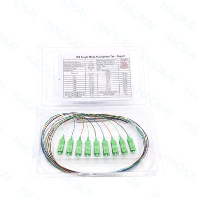 SC UPC APC LC Connector Optical Fiber Splitter Mini Steel Tube Fiber Optic Splitter Box