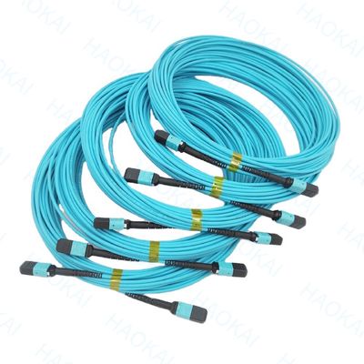 Single Mode Breakout Sc Fiber Optic Patch Cord 12 Core Duplex OS2