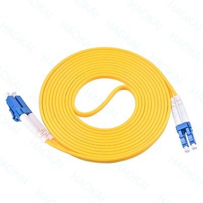 Duplex Lc Lc Patch Cord Mode Tunggal Fiber Optic Patch Cord Arsitektur Densitas Tinggi