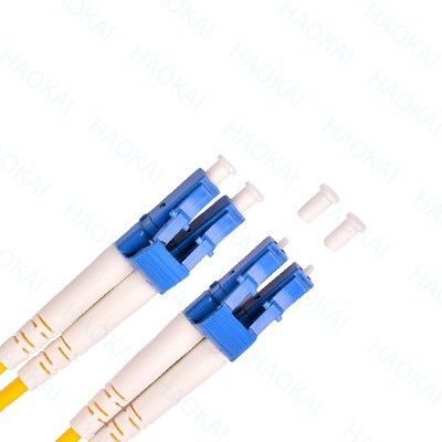 Duplex Lc Lc Patch Cord Mode Tunggal Fiber Optic Patch Cord Arsitektur Densitas Tinggi