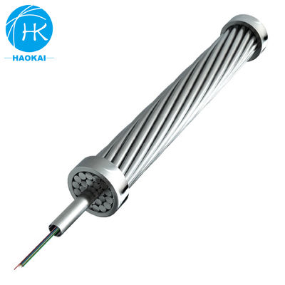 6 Core Armored OPGW Fiber Cable 8f Aerial Fiber Optic Cable Ground Wire