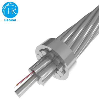 6 Core Armored OPGW Fiber Cable 8f Aerial Fiber Optic Cable Ground Wire