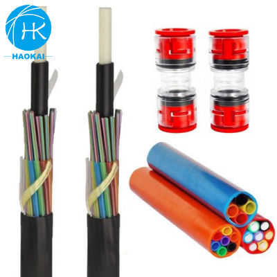 Kabel Serat Optik Udara Terbakar Outdoor Single Mode Serat Mikroduct