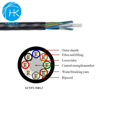Outdoor Singlemode Micro Air Blown Cable Stranded Loose Tube Air Blown Fiber Cable