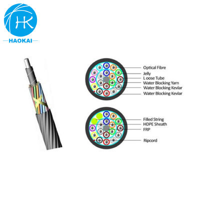 24core 48core 96core Kabel Udara Tertiup Atau Mini Fiber Optic Kabel Saluran