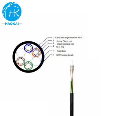 24core 48core 96core Kabel Udara Tertiup Atau Mini Fiber Optic Kabel Saluran