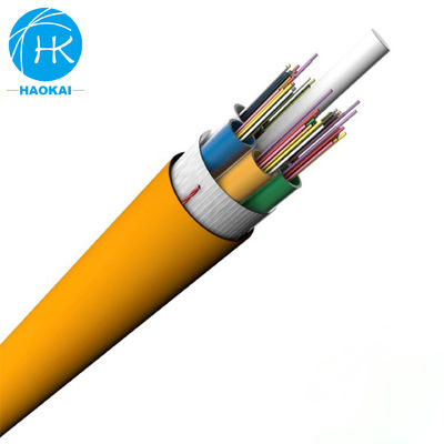 Loss Tube Kabel Serat Optik Udara Tertiup Gcyfty Gcyfy 12core 24core FRP