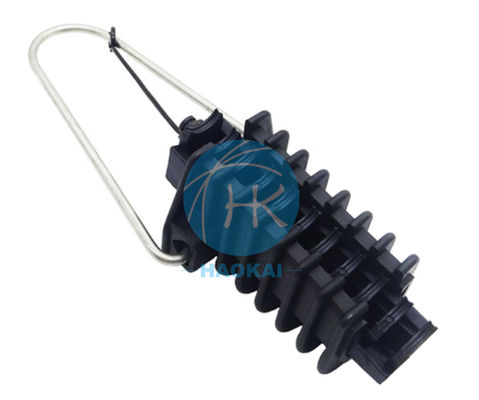 Plastik Anchoring Wedge Clamp Outdoor Ftth Suspension Drop Wire Clamp