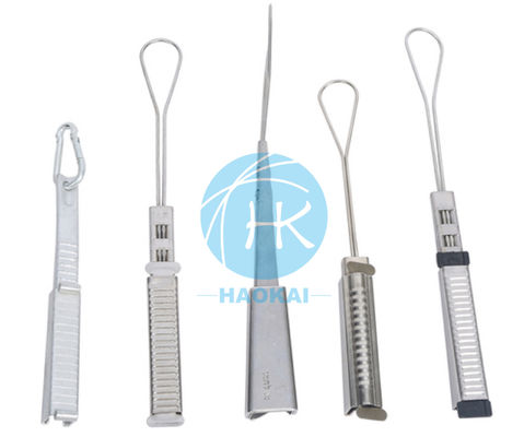 Perak stainless steel drop kawat penjepit ftth Serat kabel penjepit