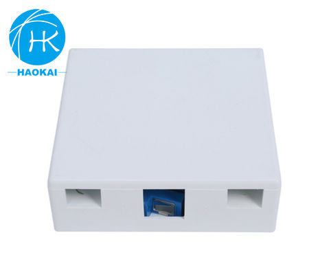 2core Mini Terminal Box SC Fiber Optic Access 86type Indoor Ftth Wall Mounted Box