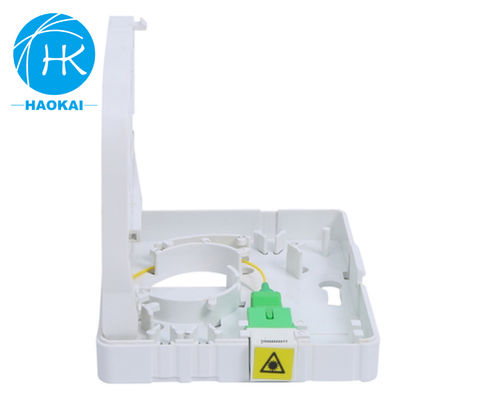 Indoor Mini Ftth Rosette Box 1core 2core Dengan SC LC UPC Ditutup