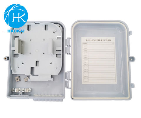 Waterproof Outdoor Fiber Optic Junction Box Plastik 16 inti FTTH Box