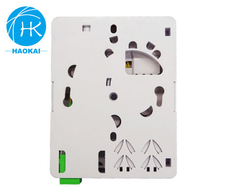 Kotak Fiber Rosette yang dipasang di dinding 1port 2port Mini Faceplate FTTH Box