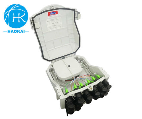 Waterproof Outdoor Fiber Optic Junction Box 16core 16ports FTTH Distribution Box