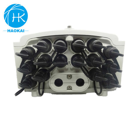 Waterproof Outdoor Fiber Optic Junction Box 16core 16ports FTTH Distribution Box
