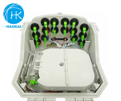 Waterproof Outdoor Fiber Optic Junction Box 16core 16ports FTTH Distribution Box