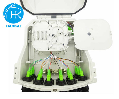 Waterproof Outdoor Fiber Optic Junction Box 16core 16ports FTTH Distribution Box
