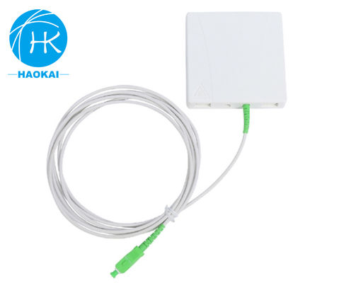 Wall Mount Mini FTTH Termination Box Fiber Optic SM PTO ATB Box Dengan Pigtail