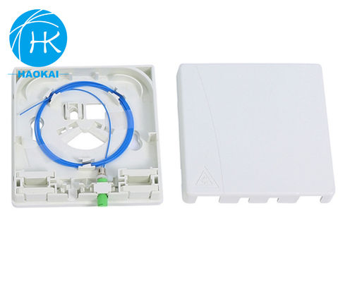 Wall Mount Mini FTTH Termination Box Fiber Optic SM PTO ATB Box Dengan Pigtail