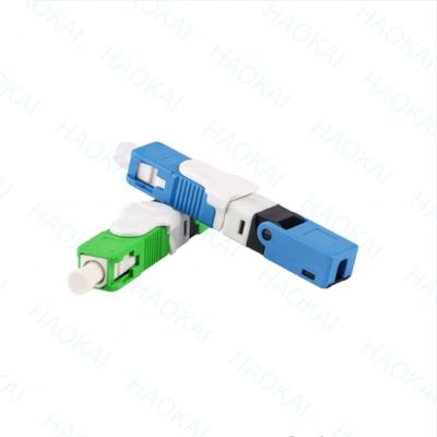 Single atau Multi Mode Fiber Fast Connector SC UPC APC Fiber Optic Fast Connector