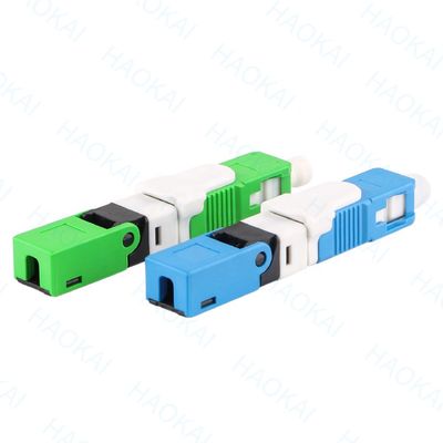 Single atau Multi Mode Fiber Fast Connector SC UPC APC Fiber Optic Fast Connector