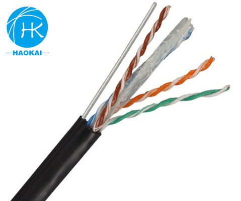 Kabel UTP CAT6 yang Dipenuhi Jelly Dengan Kabel Jaringan Udara Luar Ruang