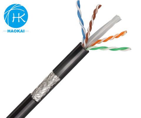 FTP CAT6 Kabel LAN Jacket Ganda Kabel Ethernet Luar 305m