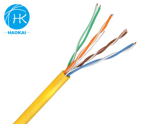 Outdoor 2 Pair Lan Kabel UTP CAT5E Dengan Messenger 4pr 24awg