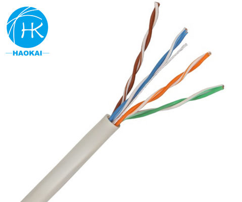 Eco Friendly PVC Jacket UTP CAT5E Kabel LAN Kabel Jaringan Indoor 300m