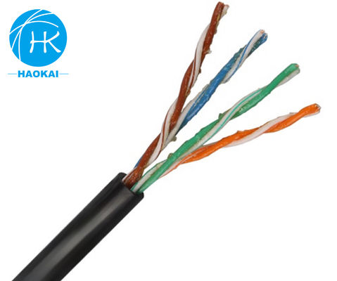 Eco Friendly PVC Jacket UTP CAT5E Kabel LAN Kabel Jaringan Indoor 300m