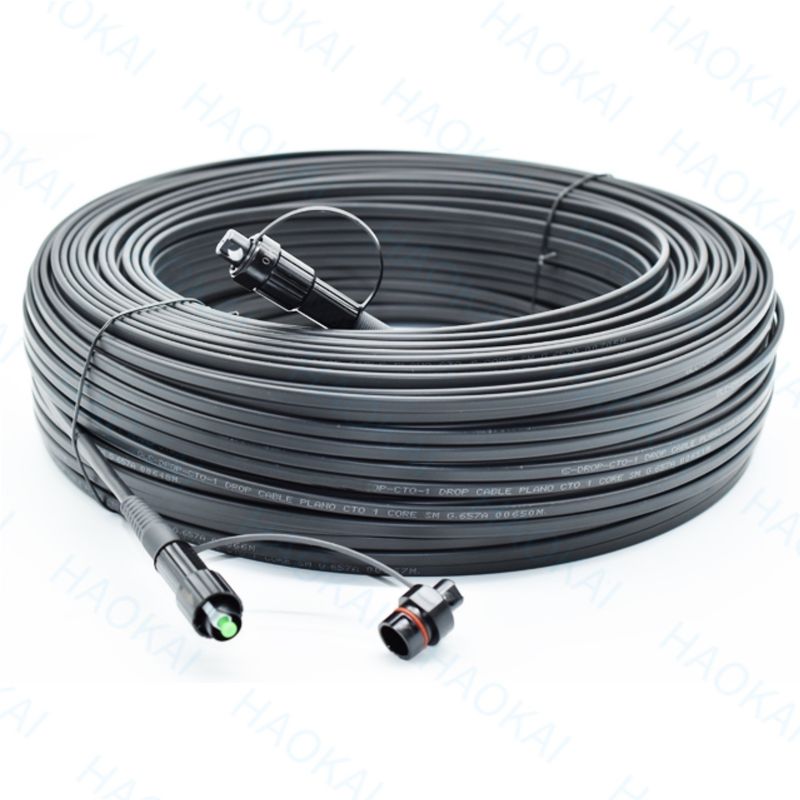 Outdoor FTTH Fiber Optic Patch Cord Mini SC APC Waterproof Connector