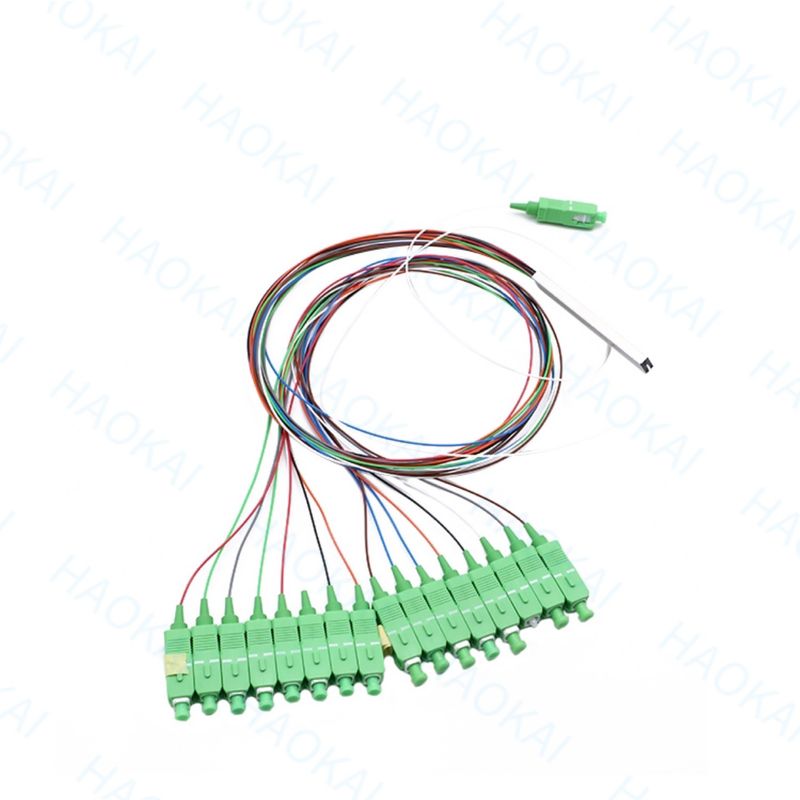 1x32 PLC Fiber Optic Splitter Fiber Optic Coupler Splitter Dengan SC APC Connetcor