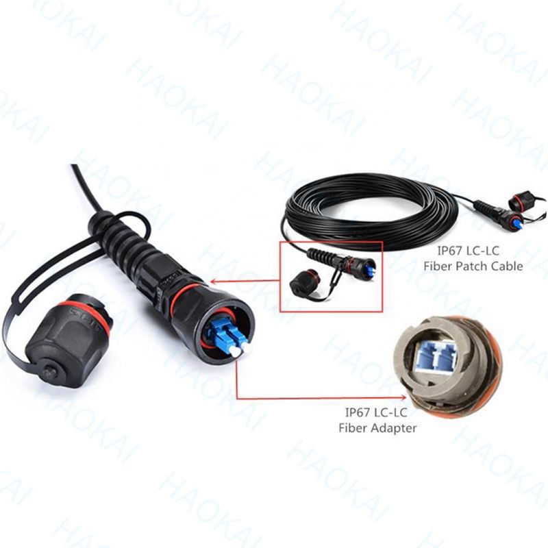 Mini IP SC APC OptiTap LC UPC FTTH Drop Kabel Majelis Waterproof Konektor