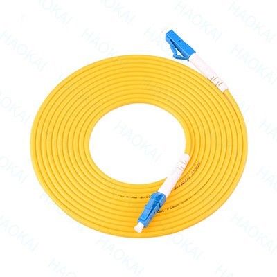 Duplex Lc Lc Patch Cord Mode Tunggal Fiber Optic Patch Cord Arsitektur Densitas Tinggi