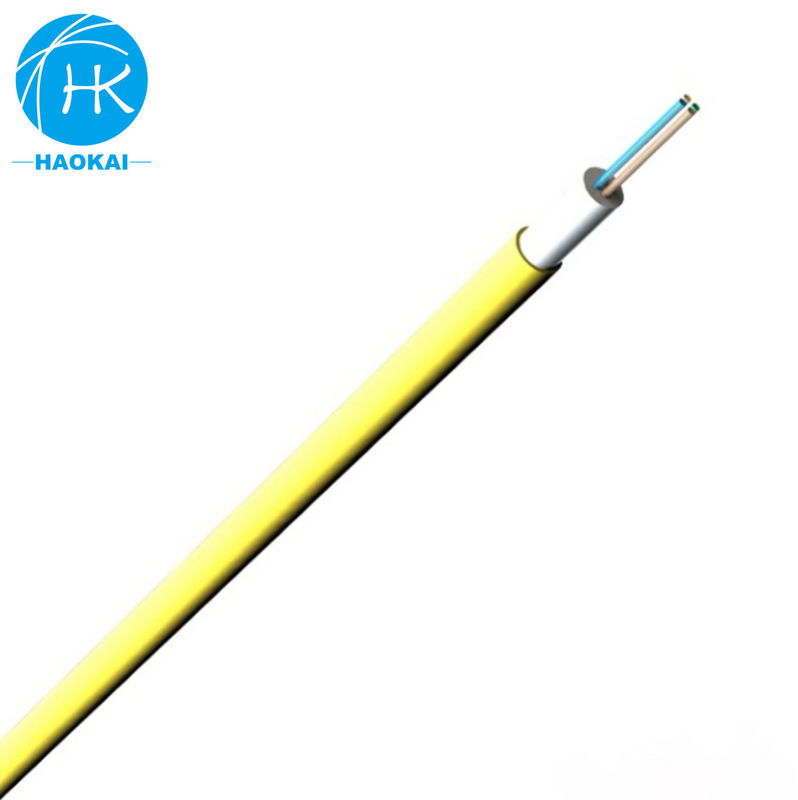 Kabel serat multi-inti yang ditiup udara Kabel serat optik mikro gesekan rendah