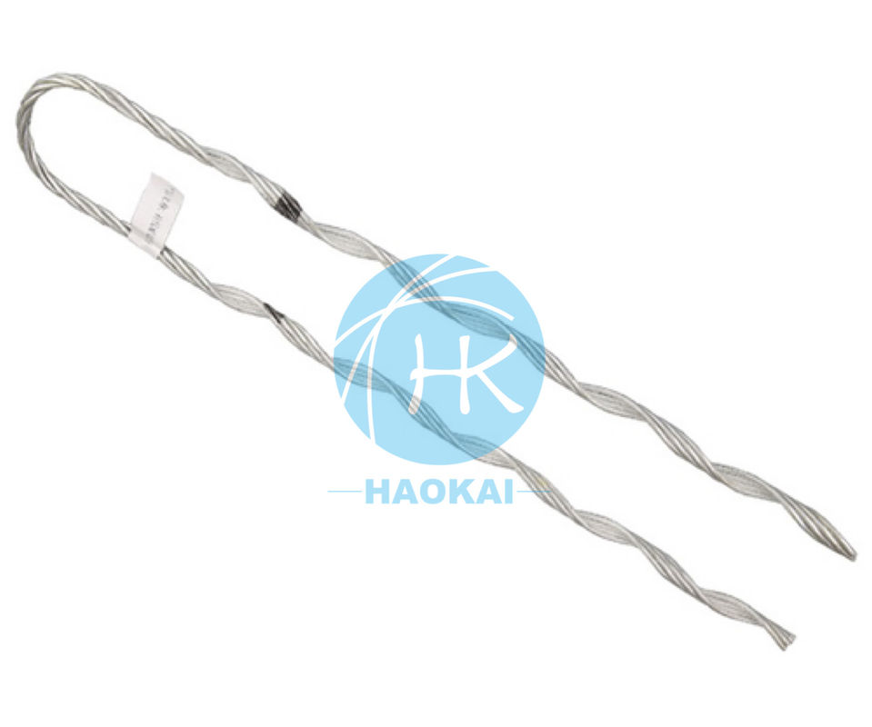 Deadend Pole Line Stranded Fixing Wire Grip Adss Opgw Spiral Preformed Guy Grip
