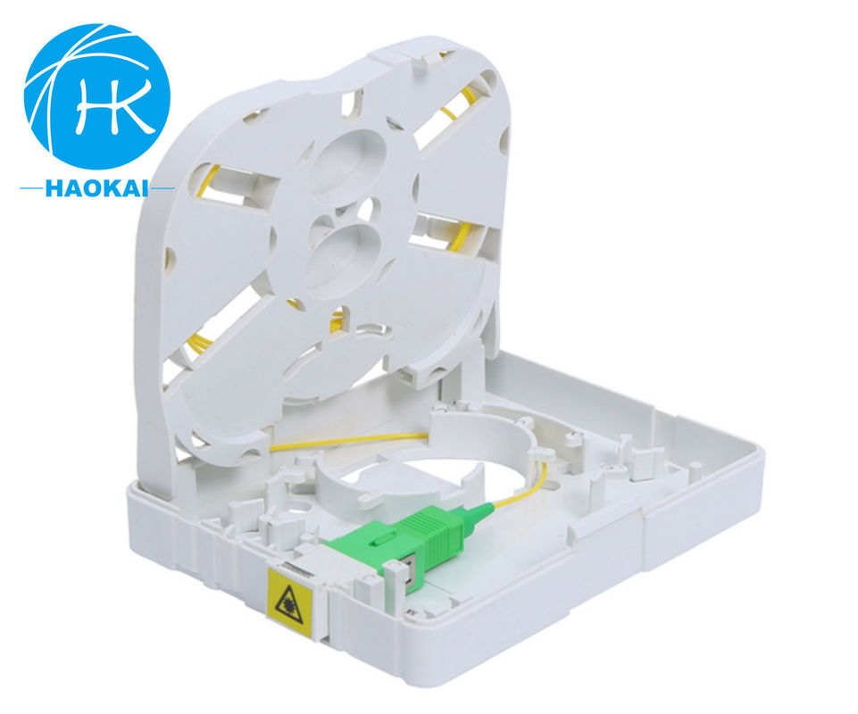 Indoor Mini Ftth Rosette Box 1core 2core Dengan SC LC UPC Ditutup