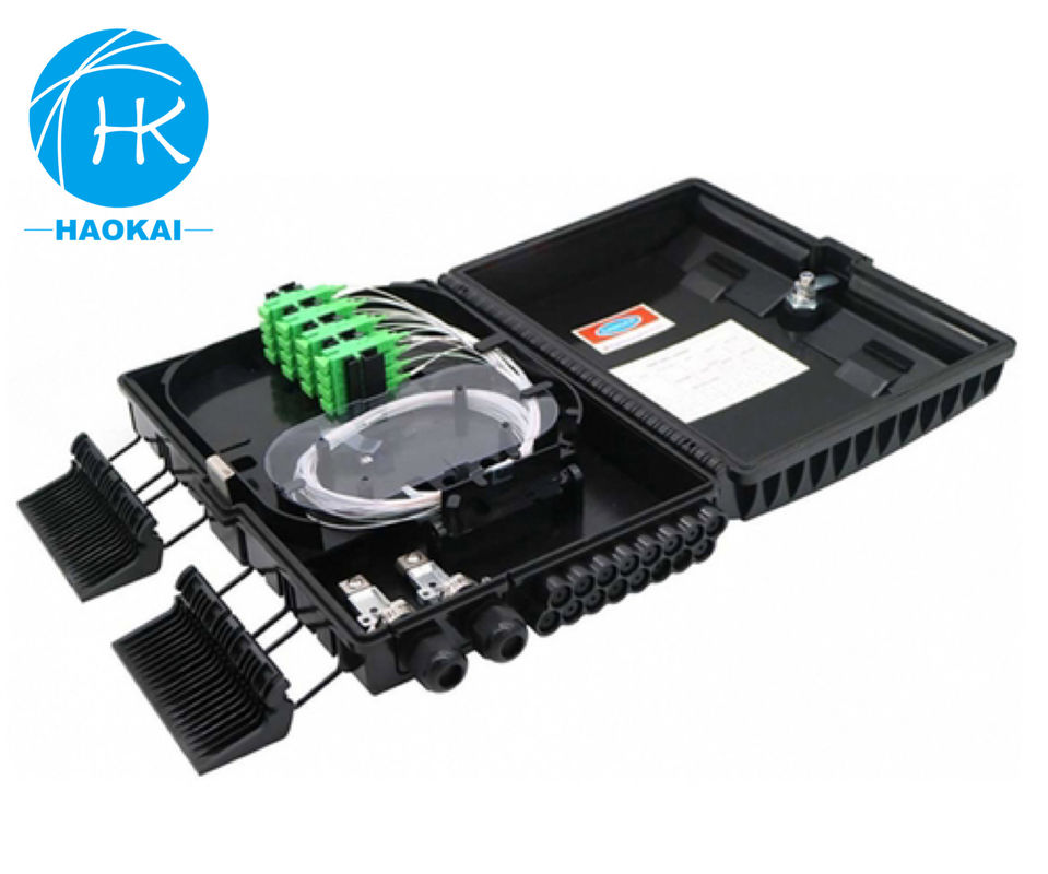 16core FTTH Fiber Optic Junction Box Nap FDB Box Dengan 1x16 PLC Splitter