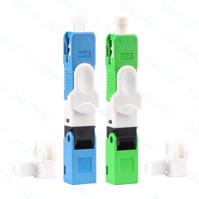 Single atau Multi Mode Fiber Fast Connector SC UPC APC Fiber Optic Fast Connector